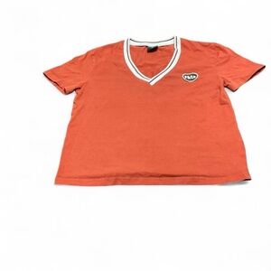 PMO Red V-Neck Women's Tee